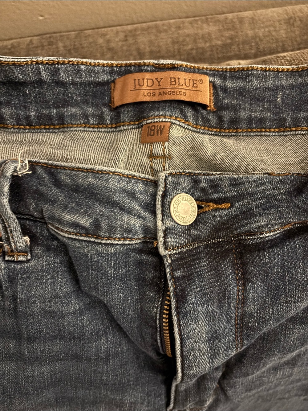 Judy Blue Tummy Control Dark Wash Denim Skinny Jeans - Blue